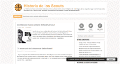 Desktop Screenshot of historiadelosscouts.com