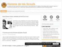 Tablet Screenshot of historiadelosscouts.com